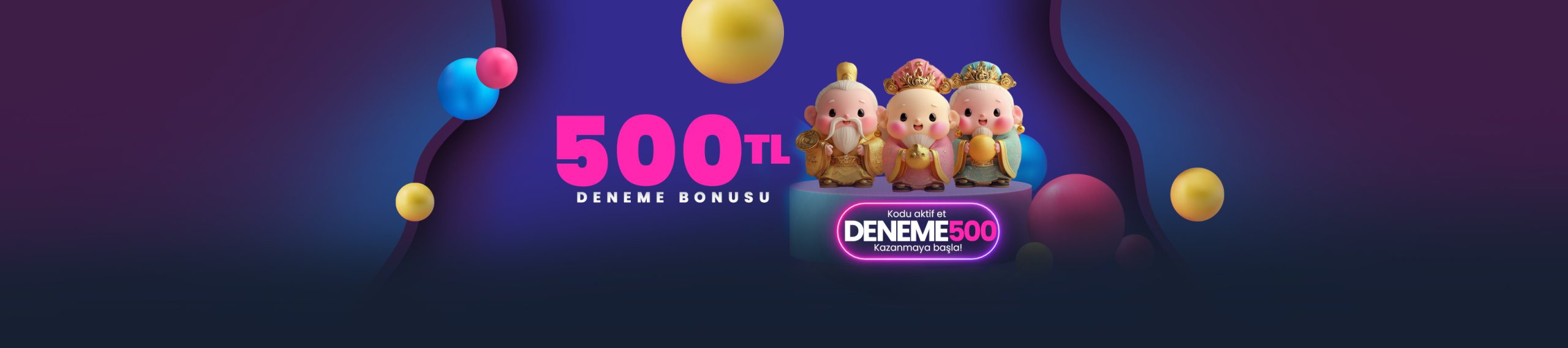 Yeni Üyelere Özel 500 TL Deneme Bonusu
